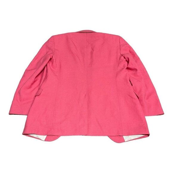Pink "David Taylor" L Men 42 Blazer Sport Coat Unusual Front Pocket Activewear - Picture 10 of 10